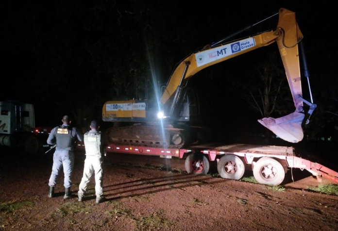 apreensão máquina sema