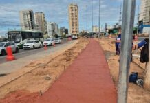 Obras do BRT continuam sem previsão de interdições totais na próxima semana em Cuiabá