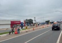 Obras do BRT entram em nova fase com implantação das estações em Várzea Grande