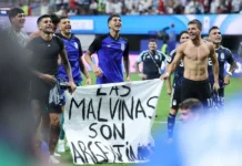 A história por trás da bandeira sobre as Malvinas, levantada pela Argentina na Copa
