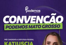 Katiuscia Manteli convida população para Convenção do Podemos em Mato Grosso