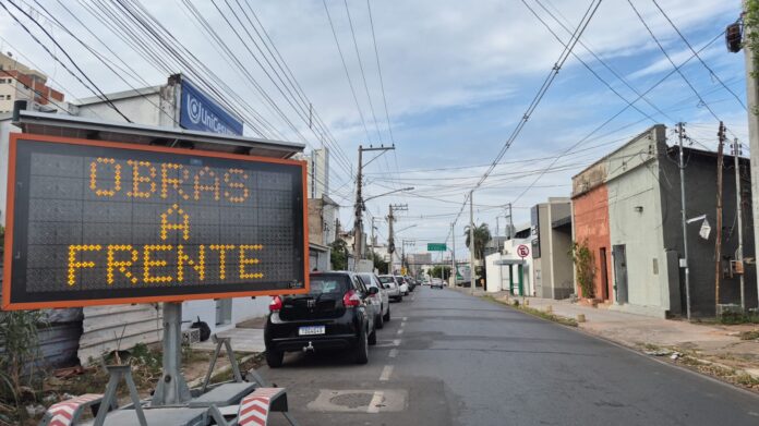 Rua interditada