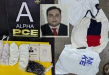 Advogado é detido ao tentar entrar na PCE com comprimidos, pó branco e camisetas