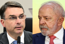 Real Time: no 1º turno em MT, Flávio Bolsonaro tem 43% das intenções de voto, e Lula, 33%