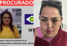 Angeliquinha presa pela Policia Civil la na Bolívia, já esta na Cadeia em Cuiabá