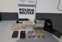 Polícia Militar prende dupla com três quilos de maconha