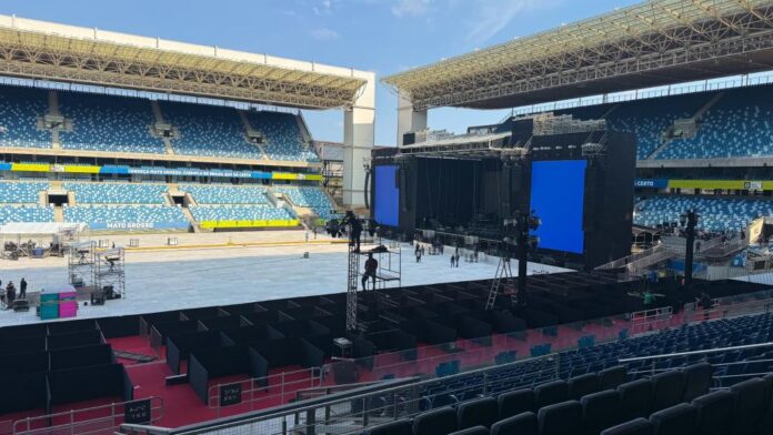 Arena pantanal_palco guns