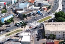 Em Cuiabá motoristas devem fazer retorno próximo à Decorliz pela laçada de quadra