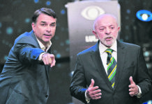 Às vésperas do 2º turno, Flávio tem 52% dos votos válidos, e Lula, 48%, diz Real Time