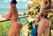 ‘Nem parecia eu”: Juju Salimeni mostra corpo com 10 kg a mais em foto antiga