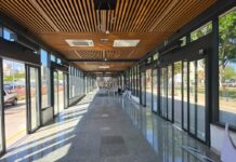 Em Cuiabá obras da estação do BRT em frente ao Shopping Pantanal entram em fase final