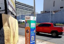 Paquímetros em Cuiabá: o sol gera dificuldades nos pagametos, reclamam os motoristas