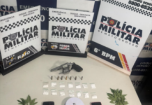 Continuam sendo investigadas as mulheres com revólver, pés de maconha e porções de cocaína