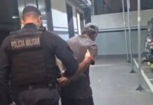 Suspeito de matar mulher durante discussão em comércio de Várzea Grande foi preso pela PM