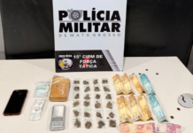 Força Tática apreende adolescente com tablete e porções de maconha em Várzea Grande